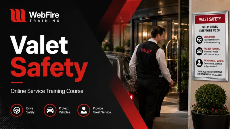 Valet Safety hotel safety training course