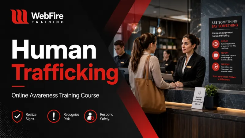 Human Trafficking hotel safety training course